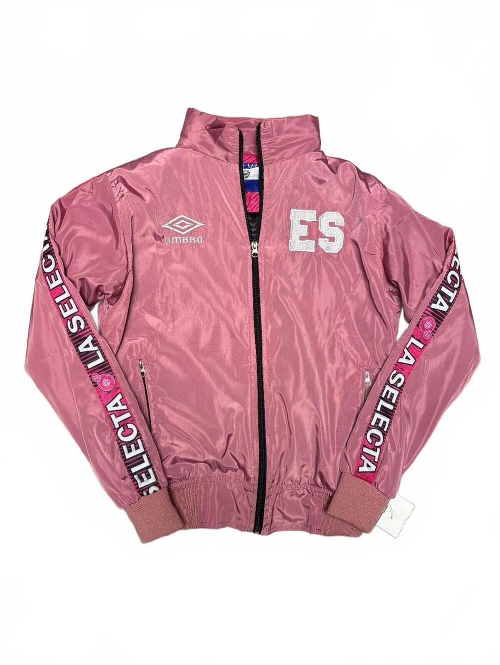 Umbro El Salvador "La Selecta" Track Jacket - Pink / Mauve Small